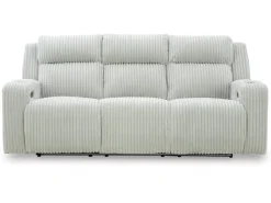 Mor Furniture Reclining Sofas|Sofas|Forest Lake 2 Power Sofa W/ Drop Down Table In Alloy