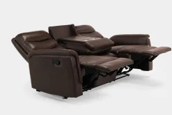 Mor Furniture Reclining Sofas|Sofas|Forte Reclining Sofa In Dark Brown