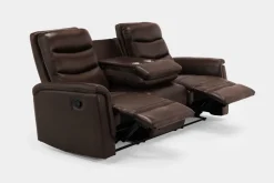 Mor Furniture Reclining Sofas|Sofas|Forte Reclining Sofa In Dark Brown
