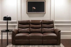 Mor Furniture Reclining Sofas|Sofas|Forte Reclining Sofa In Dark Brown