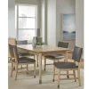 Mor Furniture Dining Room Sets|Seating For 4|Franklin Dining Table & 4 Chairs In Au Natural