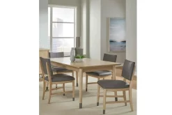 Mor Furniture Dining Room Sets|Seating For 4|Franklin Dining Table & 4 Chairs In Au Natural