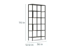 Mor Furniture Bookcases & Library Walls|Frankwell Tall Bookcase In Brown
