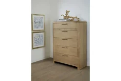 Mor Furniture Dressers & Chests|Furano 5 Drawer Chest In Ginger