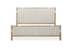 Mor Furniture Upholstered Beds|Beds|Furano Channel Upholstered Panel Bed In Ginger, Full