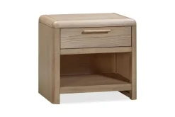 Mor Furniture Bedroom Sets|Furano Upholstered Bed, Dresser, Mirror & 1 Drawer Nightstand In Ginger, Full