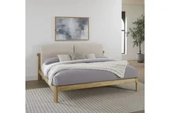 Mor Furniture Upholstered Beds|Beds|Furano Upholstered Bed In Ginger, Full
