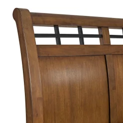 Mor Furniture Storage Beds|Beds|Gage Sleigh Bed W/ Storage In Chestnut, Queen