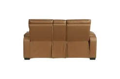 Mor Furniture Reclining Loveseats|Loveseats|Gallington 2 Power Console Loveseat In Brown
