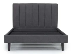 Mor Furniture Adjustable Foundations|Gavin Upholstered Adjustable Foundation Bed In Charcoal, Full