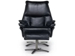 Mor Furniture Chairs|Geneva Chair & Ottoman In Wales Basalt