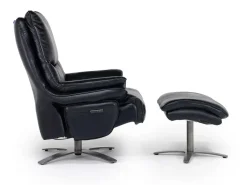 Mor Furniture Chairs|Geneva Chair & Ottoman In Wales Basalt