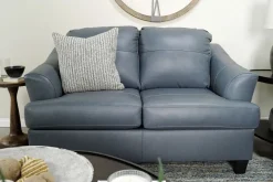 Mor Furniture Loveseats|Genoa Loveseat In Leather Coconut