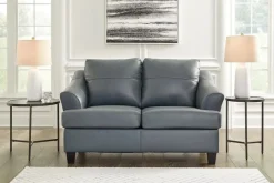Mor Furniture Loveseats|Genoa Loveseat In Leather Coconut