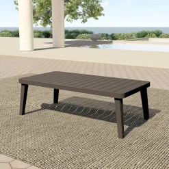 Mor Furniture Outdoor Coffee Tables|Genova Outdoor Coffee Table In Brown