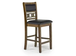 Mor Furniture Round Dining Sets|Counter Height Dining Sets|Gia Counter Height Extendable Round Dining Table & 2 Stools In Gray