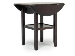 Mor Furniture Round Dining Sets|Counter Height Dining Sets|Gia Counter Height Extendable Round Dining Table & 2 Stools In Gray