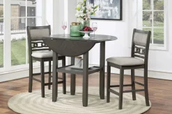 Mor Furniture Counter Height Stools|Barstools|Gia Counter Height Stool In Gray, Set Of 2