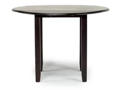 Mor Furniture Seating For 2|Round Dining Sets|Gia Extendable Round Dining Table & 2 Chairs In Dark Brown