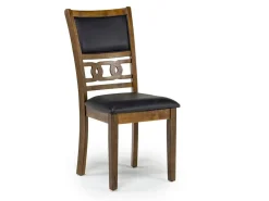 Mor Furniture Seating For 2|Round Dining Sets|Gia Extendable Round Dining Table & 2 Chairs In Dark Brown