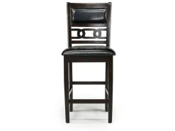 Mor Furniture Seating For 4|Round Dining Sets|Gia Round Counter Height Dining Table & 4 Stools In Gray