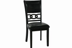 Mor Furniture Seating For 4|Round Dining Sets|Gia Round Dining Table & 4 Chairs In Dark Brown