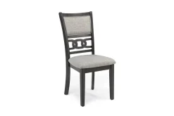 Mor Furniture Seating For 4|Round Dining Sets|Gia Round Dining Table & 4 Chairs In Dark Brown
