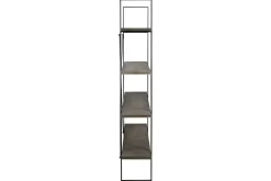 Mor Furniture Bookcases & Library Walls|Gilesgrove Tall Bookcase In Black & Gray