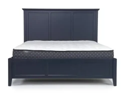 Mor Furniture Bedroom Sets|Grace Panel Bed, Dresser, Mirror & Nightstand In Snowfall, Full