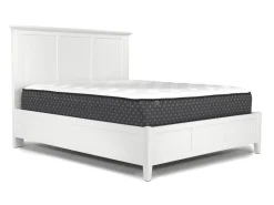 Mor Furniture Bedroom Sets|Grace Panel Bed, Dresser, Mirror & Nightstand In Snowfall, Full