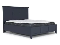 Mor Furniture Bedroom Sets|Grace Panel Bed, Dresser, Mirror & Nightstand In Snowfall, Full