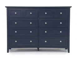 Mor Furniture Bedroom Sets|Grace Panel Bed, Dresser, Mirror & Nightstand In Snowfall, Full