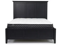 Mor Furniture Beds|Grace Panel Bed In Raven, Full
