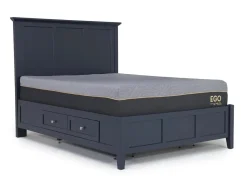 Mor Furniture Bedroom Sets|Grace Storage Bed, Dresser, Mirror & Nightstand In Snowfall, Full