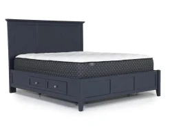 Mor Furniture Bedroom Sets|Grace Storage Bed, Dresser, Mirror & Nightstand In Snowfall, Full