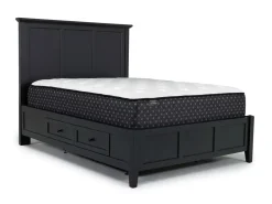 Mor Furniture Bedroom Sets|Grace Storage Bed, Dresser, Mirror & Nightstand In Snowfall, Full