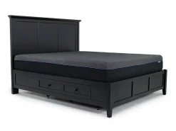 Mor Furniture Bedroom Sets|Grace Storage Bed, Dresser, Mirror & Nightstand In Snowfall, Full
