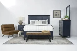Mor Furniture Bedroom Sets|Grace Storage Bed, Dresser, Mirror & Nightstand In Snowfall, Full