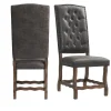 Mor Furniture Dining Chairs|Gramercy Tufted Tall Back Side Chair In Walnut, Set Of 2