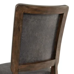 Mor Furniture Dining Chairs|Gramercy Tufted Tall Back Side Chair In Walnut, Set Of 2