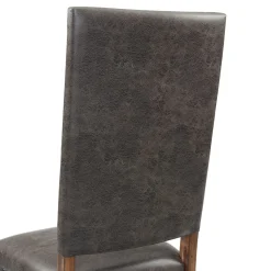 Mor Furniture Dining Chairs|Gramercy Tufted Tall Back Side Chair In Walnut, Set Of 2