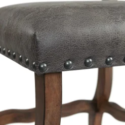 Mor Furniture Dining Chairs|Gramercy Tufted Tall Back Side Chair In Walnut, Set Of 2