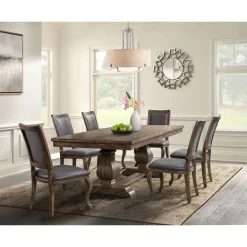Mor Furniture Dining Chairs|Gramercy Tufted Tall Back Side Chair In Walnut, Set Of 2