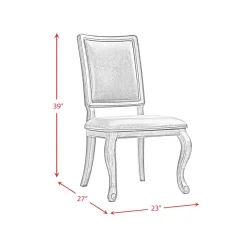Mor Furniture Dining Chairs|Gramercy Tufted Tall Back Side Chair In Walnut, Set Of 2