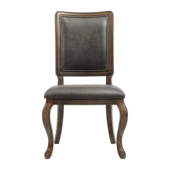 Mor Furniture Dining Chairs|Gramercy Tufted Tall Back Side Chair In Walnut, Set Of 2