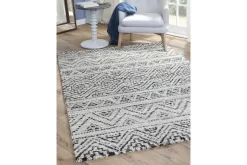 Mor Furniture Shop All Rugs|Granada Sierra Rug In Boho Ivory, 5’ X 8’