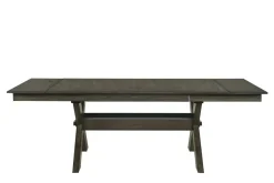 Mor Furniture Seating For 6|Dining Room Sets|Gulliver Dining Table, 4 Chairs & Bench In Rustic Brown