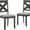 Mor Furniture Dining Chairs|Gulliver Side Chair In Rustic Brown, Set Of 2
