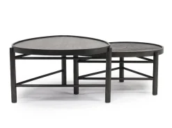 Mor Furniture Coffee Tables|Hadleigh Nesting Coffee Tables In Coffee Bean, Set Of 2