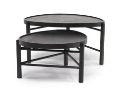 Mor Furniture Coffee Tables|Hadleigh Nesting Coffee Tables In Coffee Bean, Set Of 2